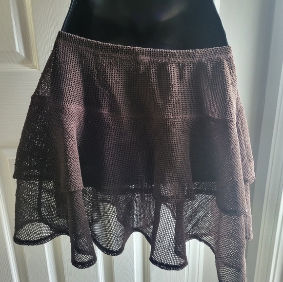 Pacific Cove women's swim coverup brown mesh sequins size M - Picture 11 of 11